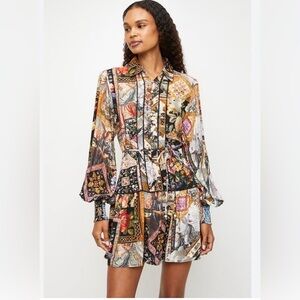 NWT Iris Maxi Patchwork Mini Dress